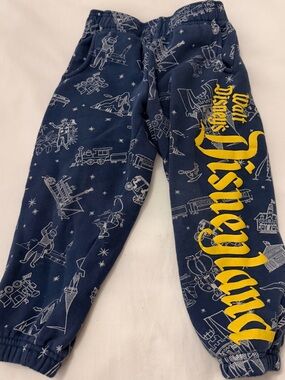 Disneyland Retro Kids Navy Jogger Pants